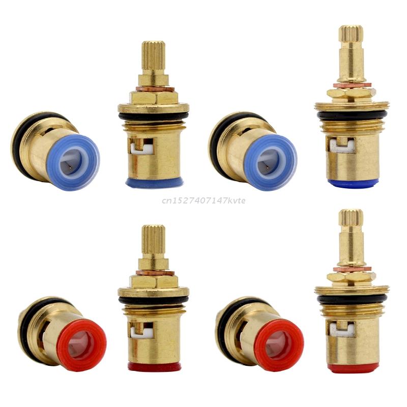 Description Picture 2 of item1/2" Replacement Brass Ceramic Disc Tap Valve Quarter Turn Cartridges Gland Insert 20 Teeth Bathroom Faucet Accessory