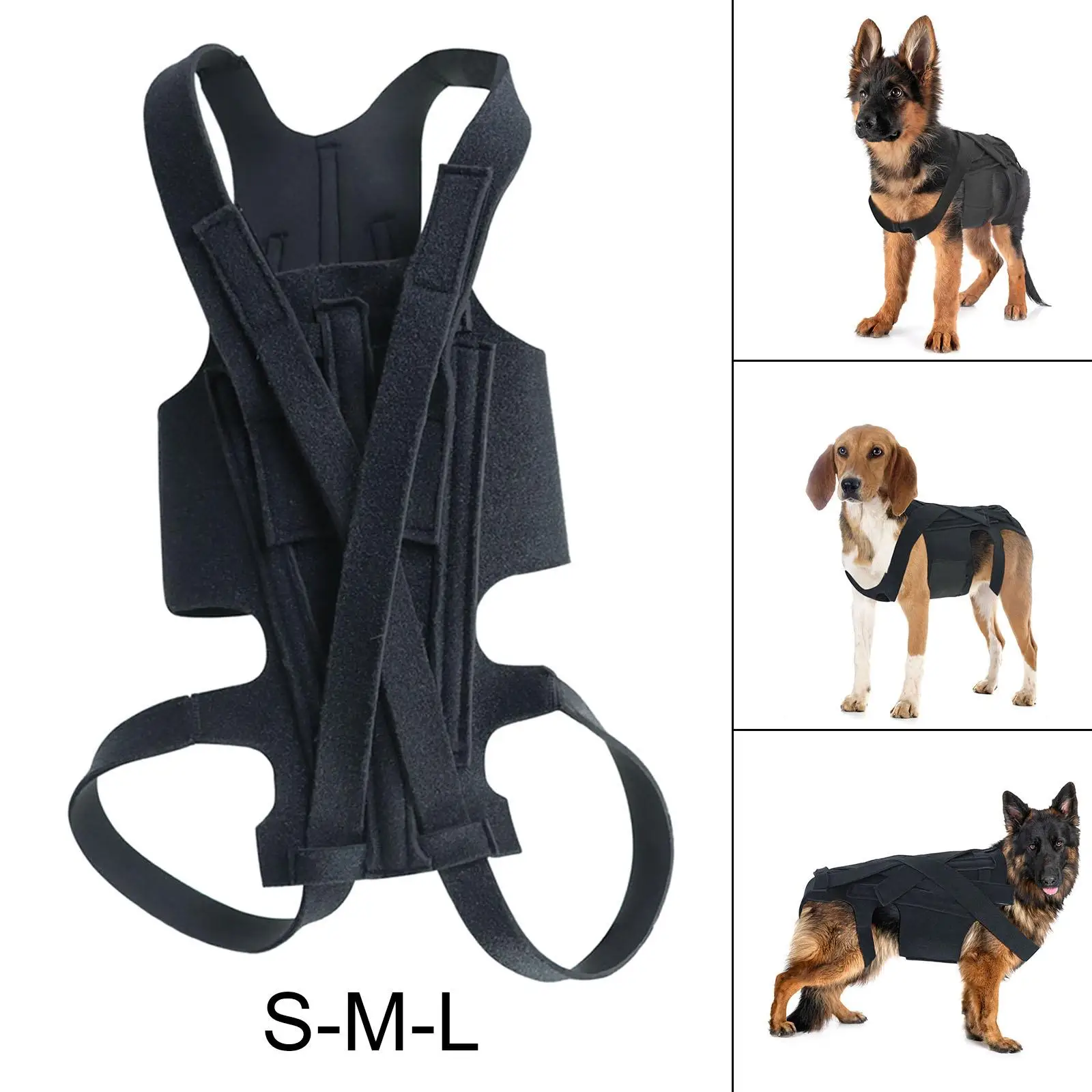 Pet Dog  Dog Clothing Comfortable Adjustable for Injured Disabled