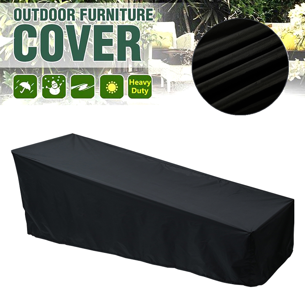 Description Picture 4 of itemOutdoor Garden Sunbed Cover Sun Lounger Cover Patio Outdoor Lounge Chair Recliner Protective Cover Furniture Waterproof Cover