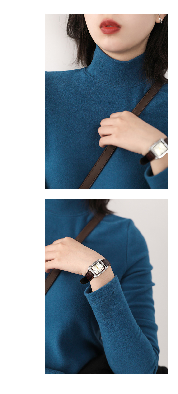CHIC VEN Women Sweatshirt Turtleneck Pullovers Casual Solid Dralon Warm Bottom Blouse Office Lady Tops Autumn Winter 2023