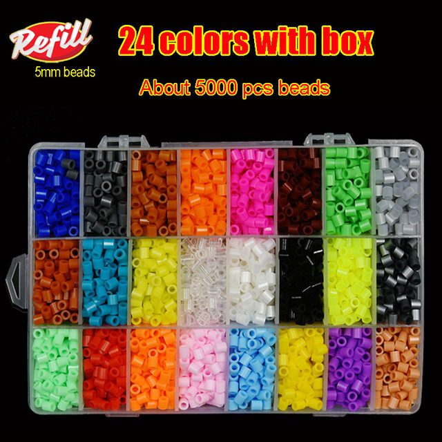 Mini Perler Bead Kit ARTKAL 72-Color Fuse Beads Kit 22,000