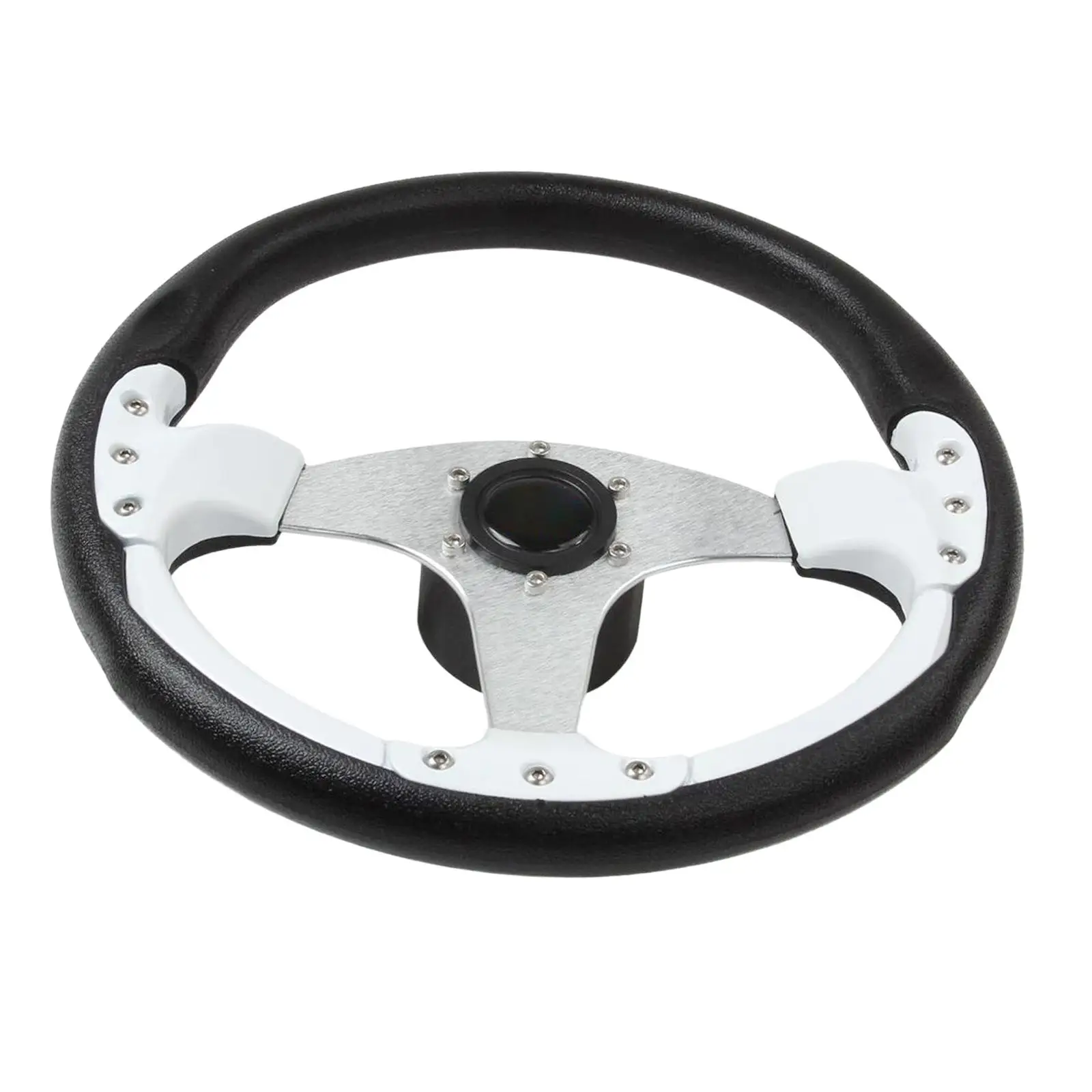 3 Spoke 350mm Boat Steering Wheel Replacement Nonslip for Marine Boats