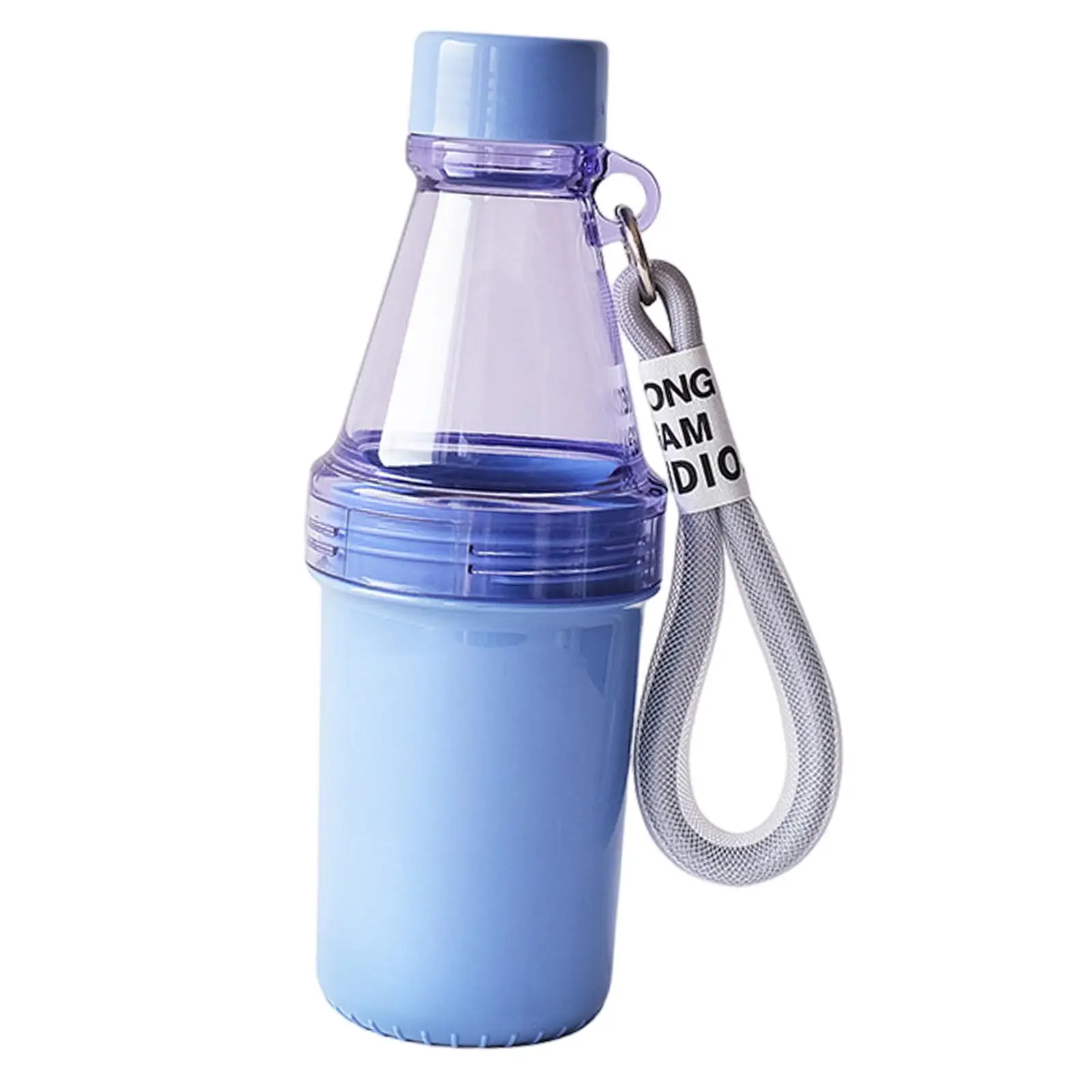 Cold Water Bottle, Sports Bottles, Double Section Cup Drinkware with Sticker