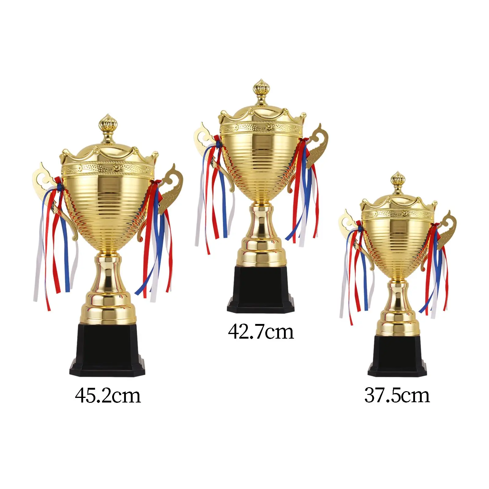 Metal Winner Award Trophies Cup Gold Color Lightweight Decorative Multifunctional Winning Prizes Party Favors for Awards Parties