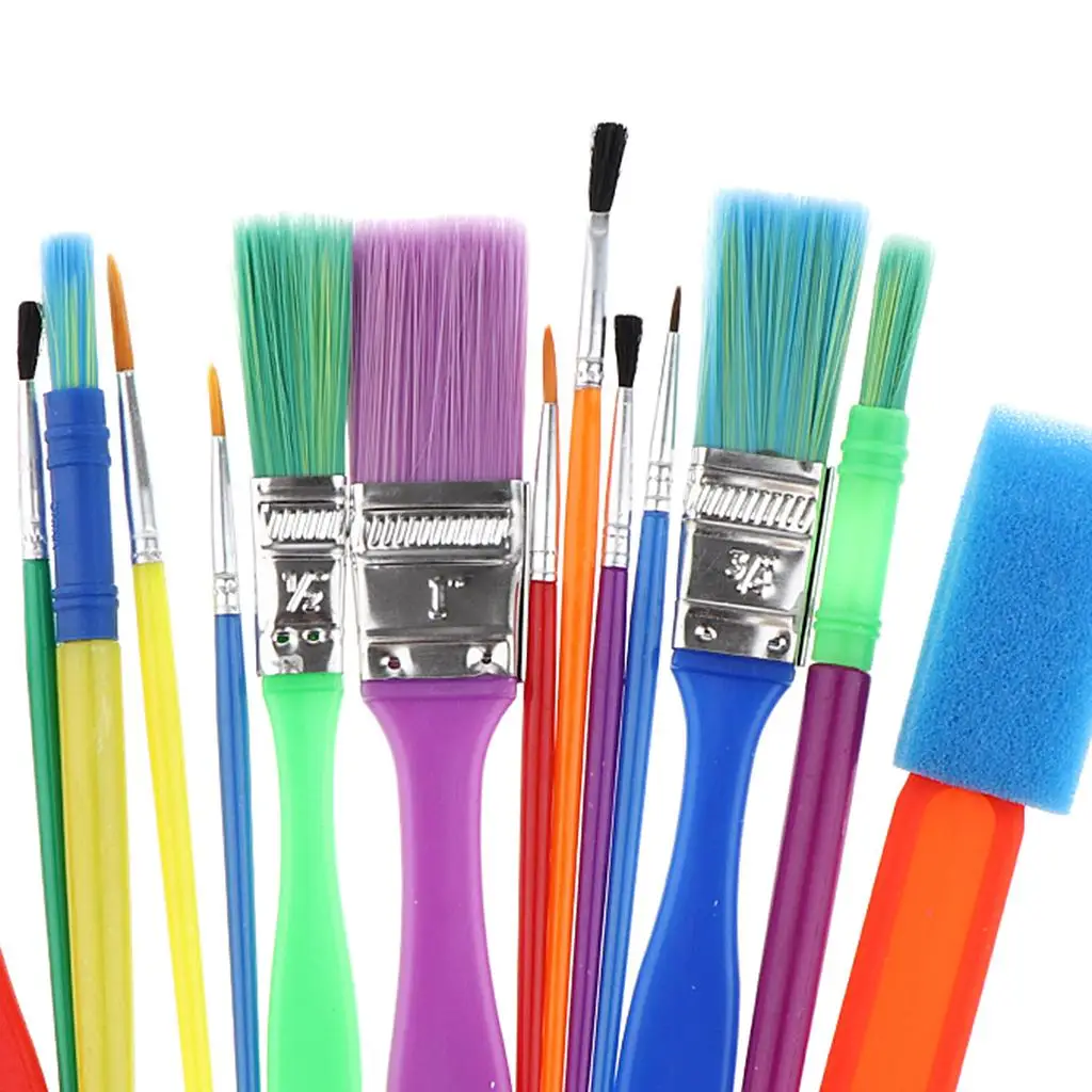 15 Pieces Assorted Painting Brushes Kids Painting Kits Early 