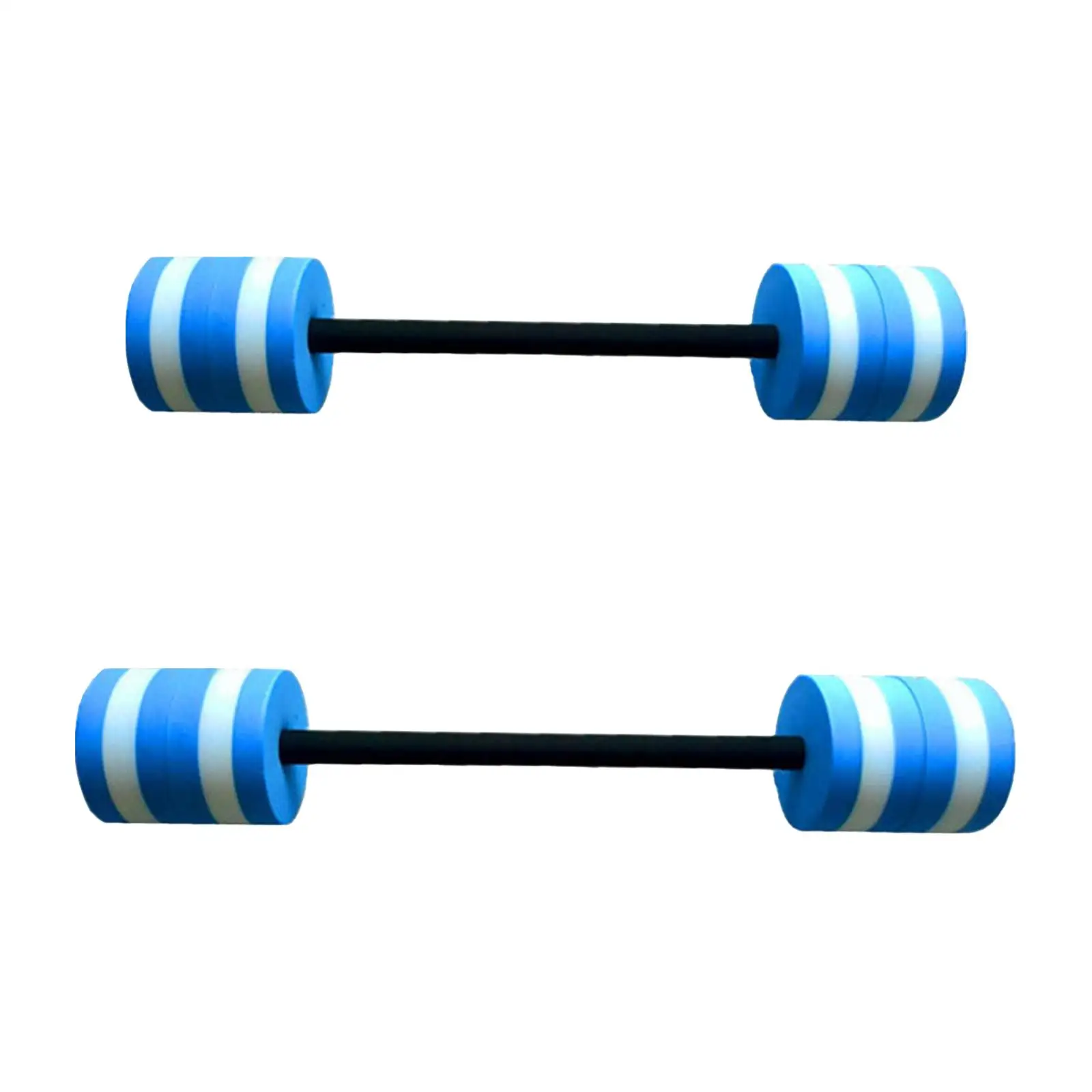 Water Dumbbells Pool Exercise EVA Aquatic Barbell for Men Women