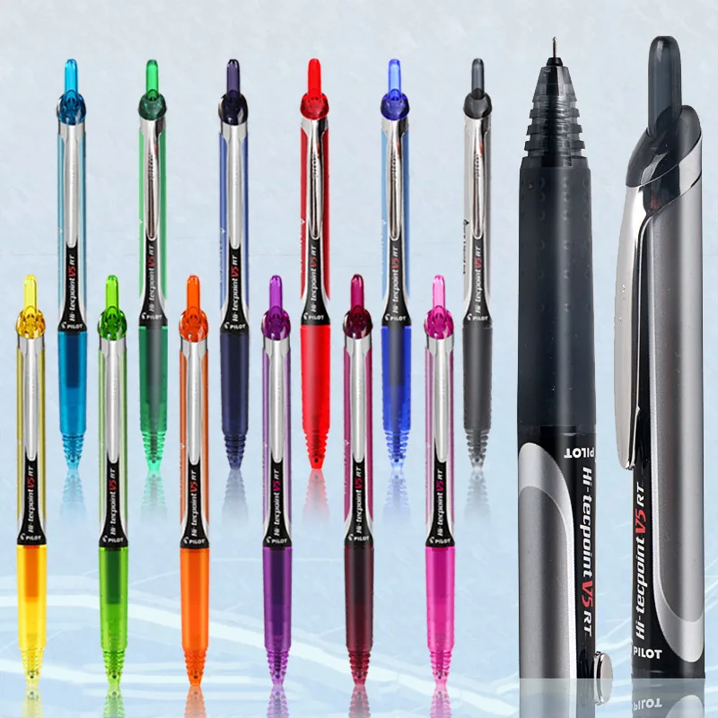 Japan Pilot Hi-tecpoint Bxrt-v5 Colored Gel Pen Retractable Gel Ink Pens  For Writing Sign Office School Stationery Supplies Gel Pens AliExpress