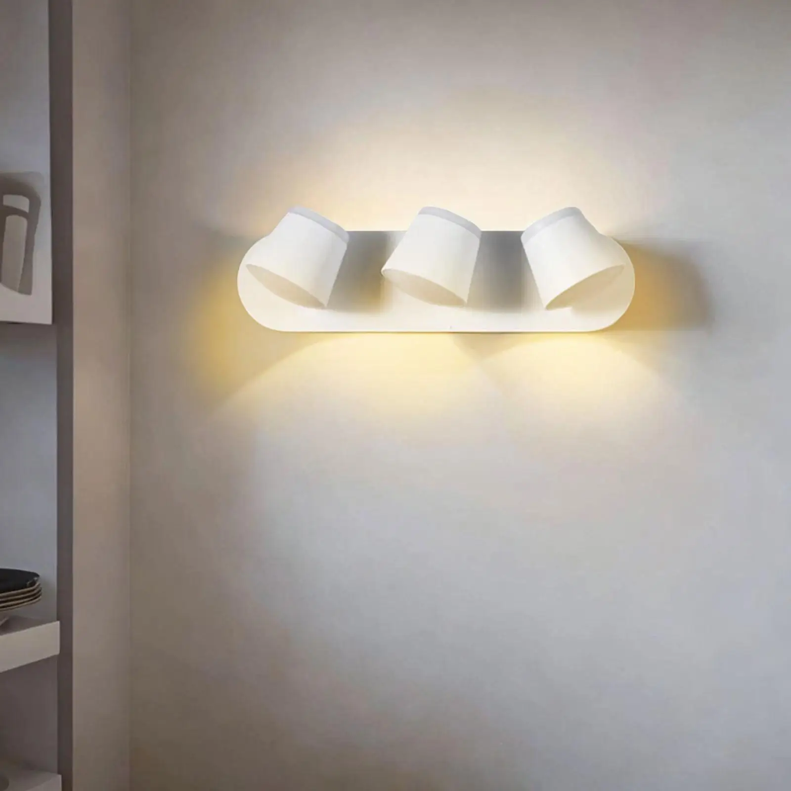 LED Wall Sconce Bedside Lamps Wall Mounted Light Decorative Modern Adjustable Wall Lamp for Hallway, Stair, Living Room, Porch,