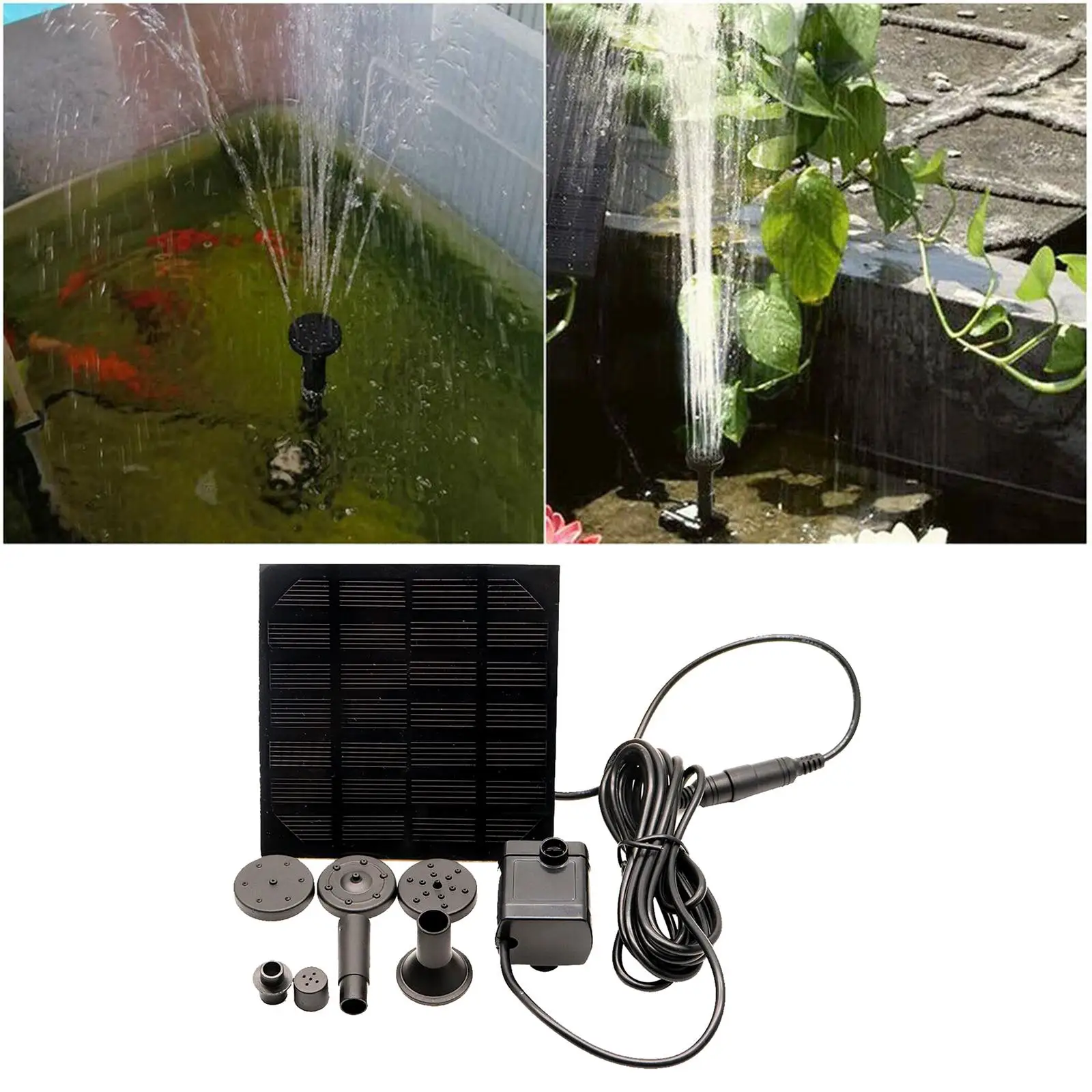 with Panel Water Pump Outdoor Fountain Solar Panel.5W