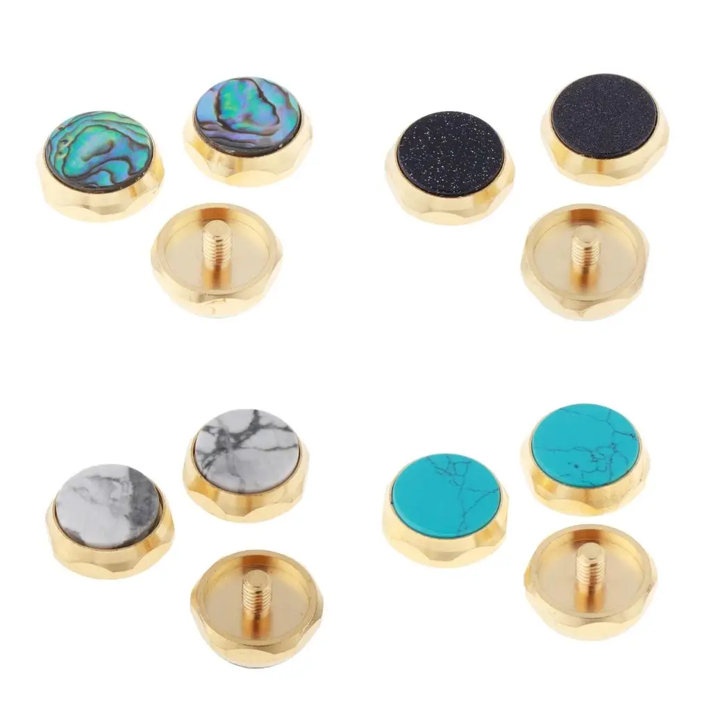 12pc Trumpet  Buttons Handmade Brass Instrument Trumpet Parts