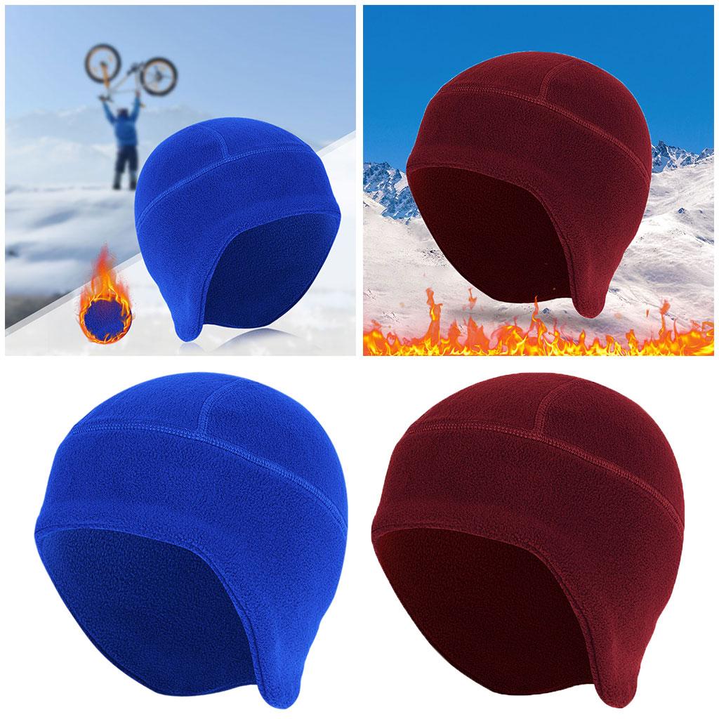 Winter Warm Moisture Wicking Helmet Liner Cycling Hat Warmer Caps for Women Men Football Hiking Bicycle Motorcycle