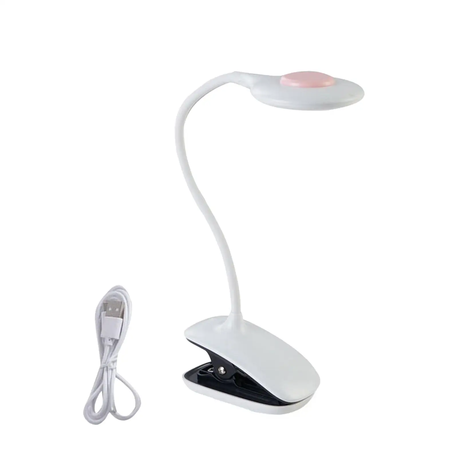 Nail Lamp with Gooseneck and Clamp Nail Dryer for Home Salon Manicure Decor