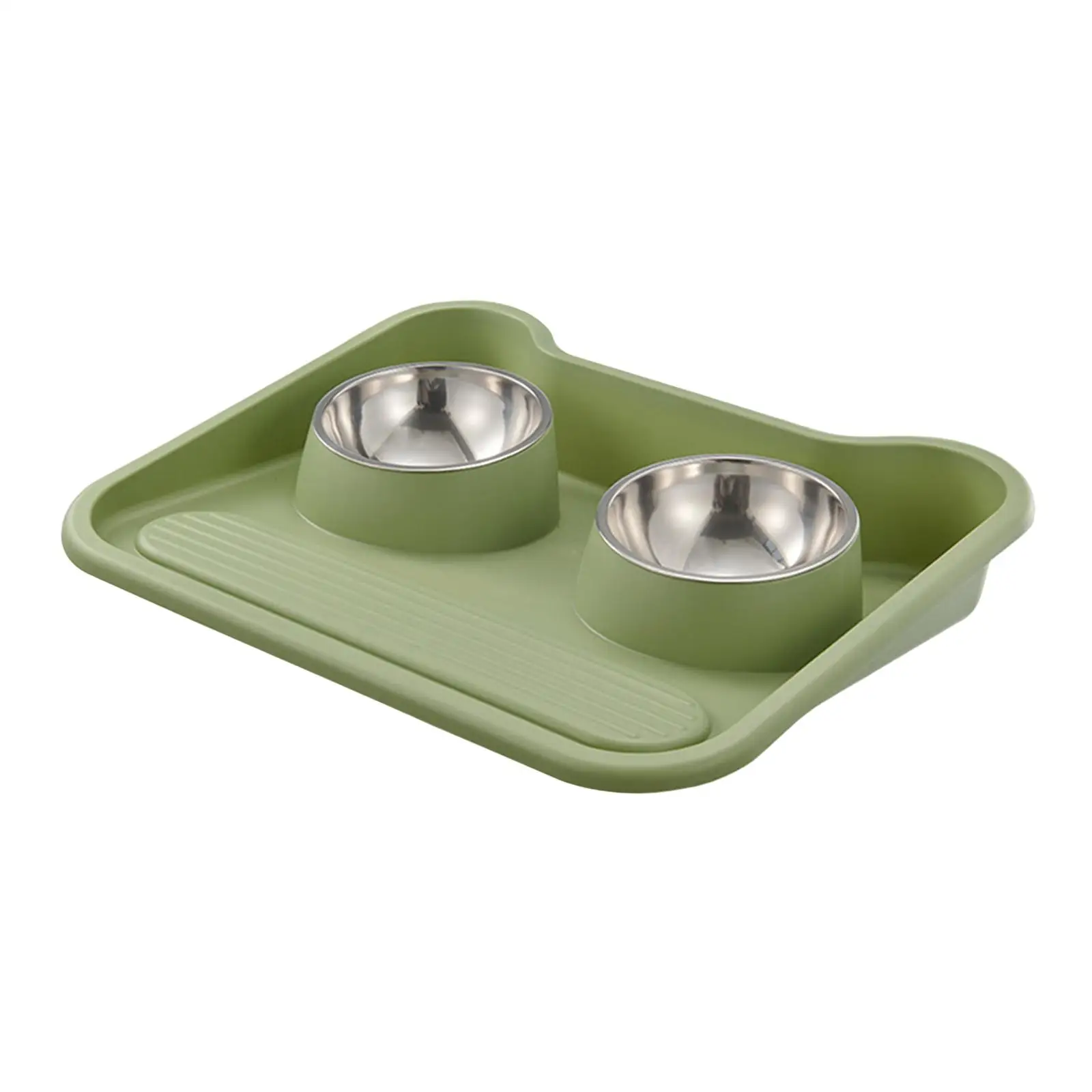 Raised Pet Bowls 15° Raised Pet Feeder Bowls Pet Food and Water Bowl Combo