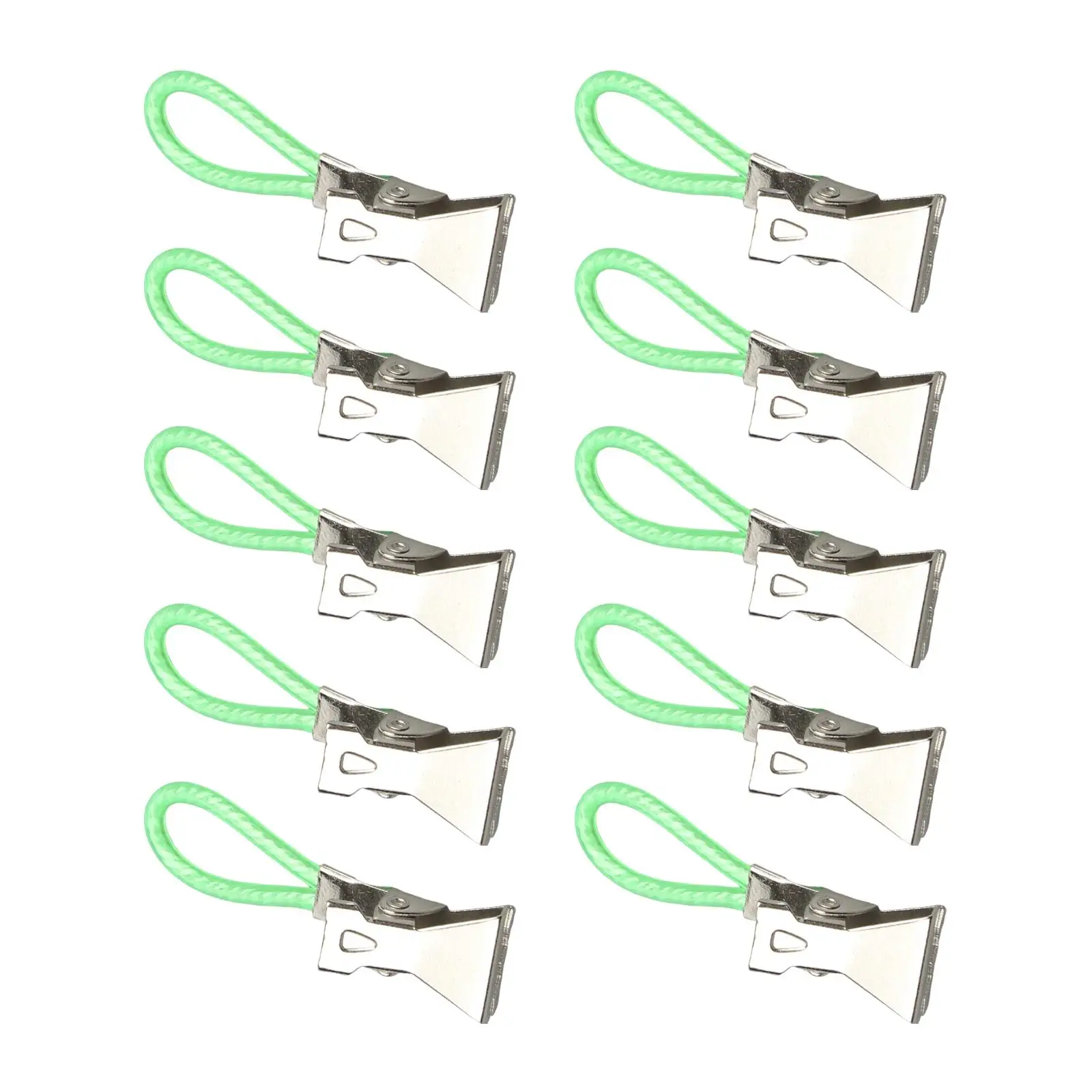 10 Pieces Tea Towel Hanging Clips Cupboard Multifunctional Cloth Hanger Kitchen Towels Clips with Hanging Loop for Small Clothes