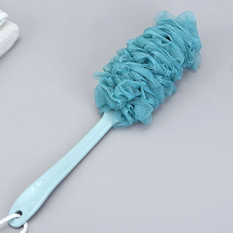1PCS Lange Griff Bad Pinsel Zurück Bad Dusche Wäscher Körper Weiche Mesh Peeling Puff Sauber Selbst Bad Zurück Pinsel – Detail 8