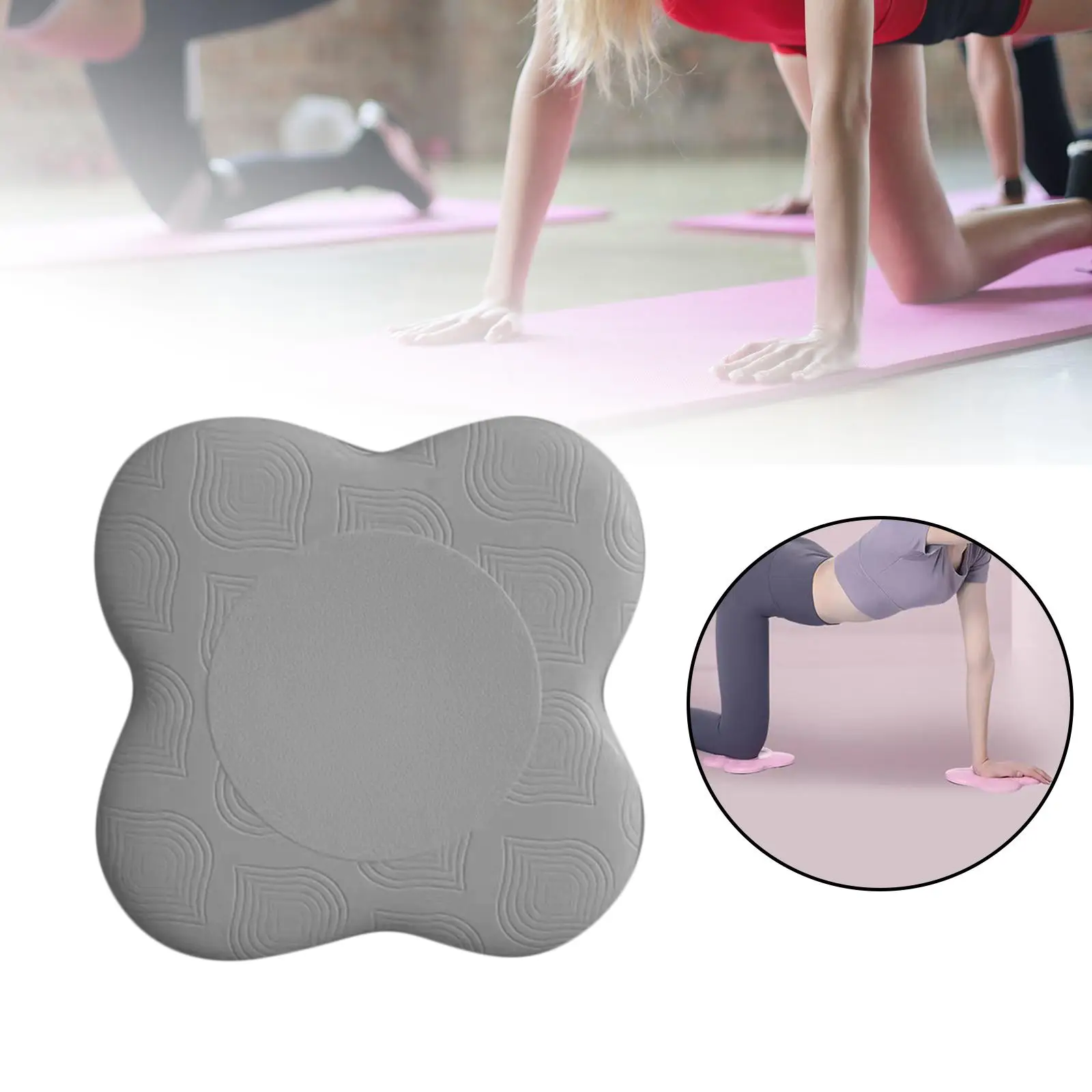 yoga Pad Thicken Soft Portable Protective Cushion Shockproof Lightweight Non