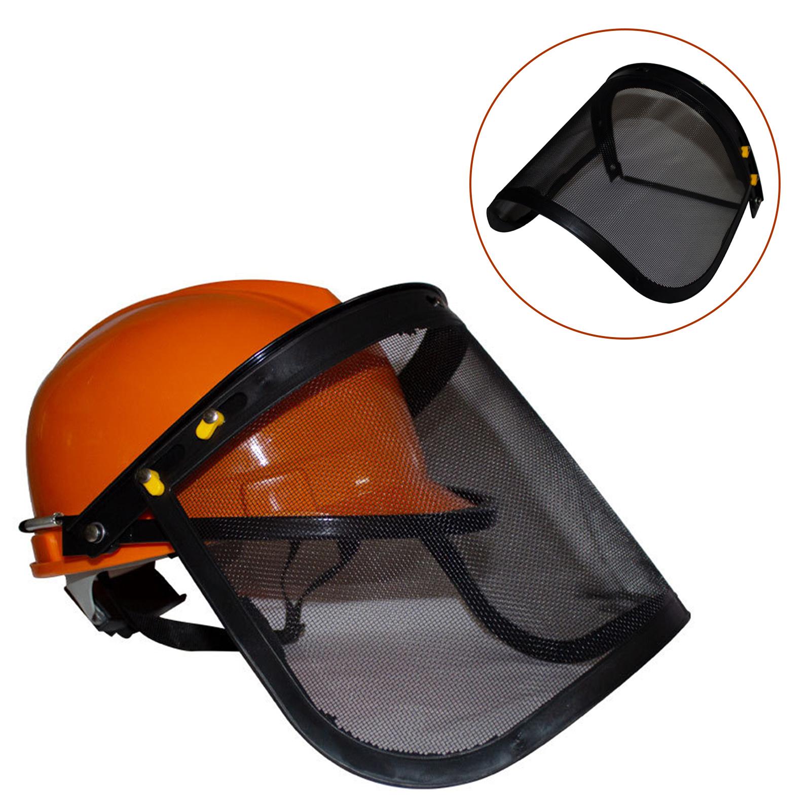 Premium Forestry Screen Visor Face Protection Mesh Visor Protective Mask for Logging Forestry Gardening Mowing