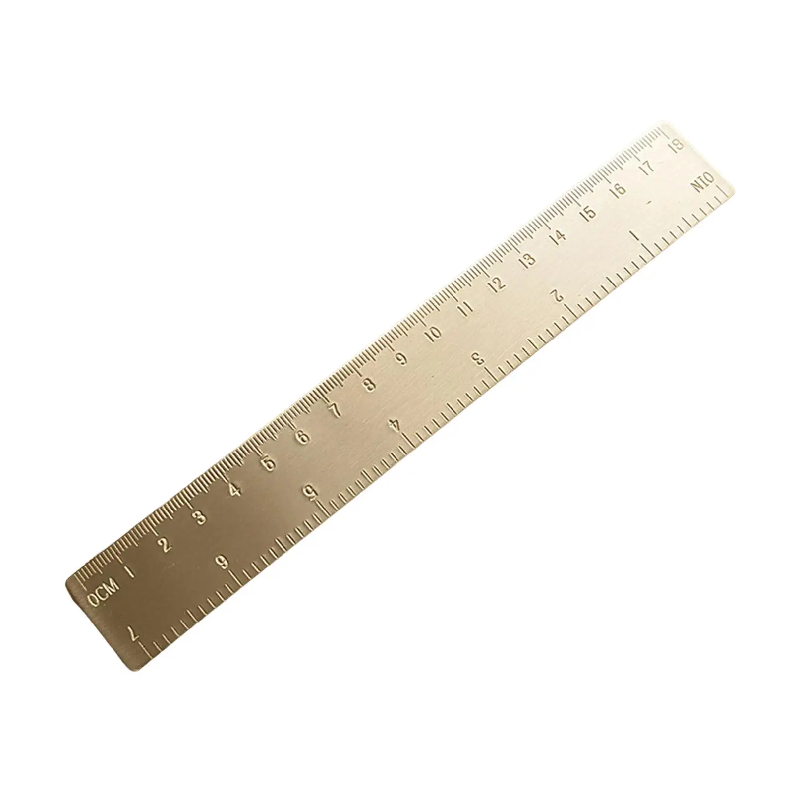 Brass Scale Ruler Precise Small Measuring Tool Portable line Drawing Engineers