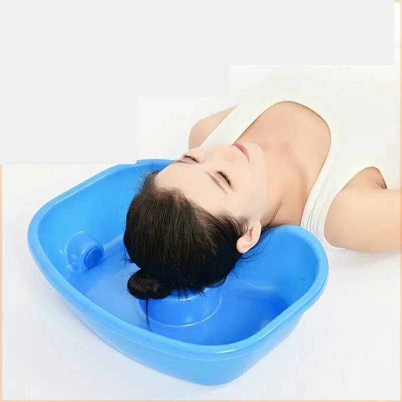 Portable Shampoo Sink Hair Bed Hairdresser Washbasin Plastic Basin With  Drain Hose Hair Washing Tub For Kids Disabled Elderly - Styling Accessories  - AliExpress