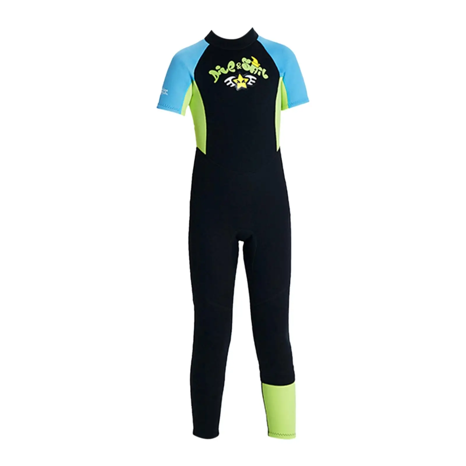 2.5mm Neoprene Full suits Diving Swimsuits Boating Short Sleeve Kids Wetsuit