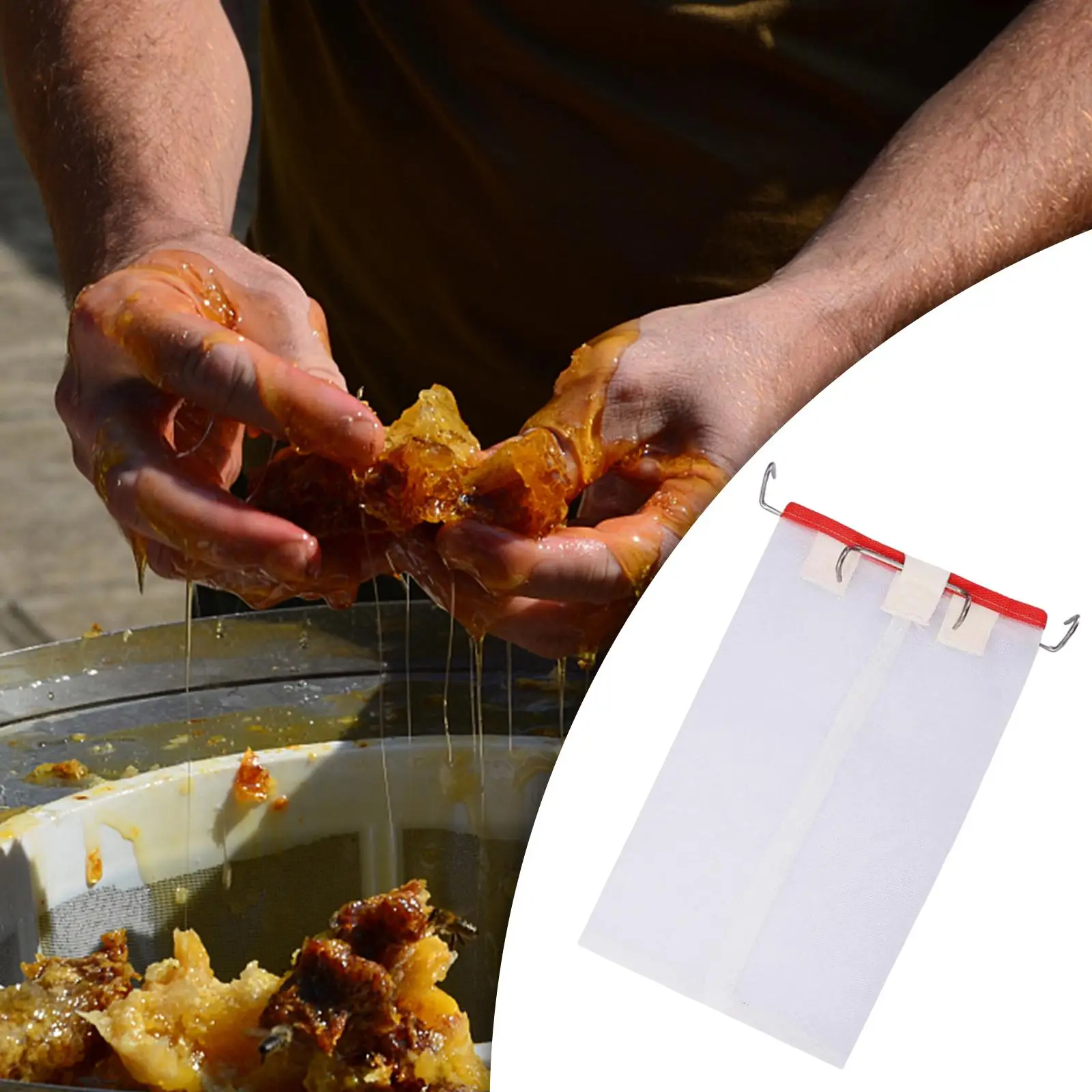  Filter Bag, Food Fondant Filter  Bags Strainer for Apiculture