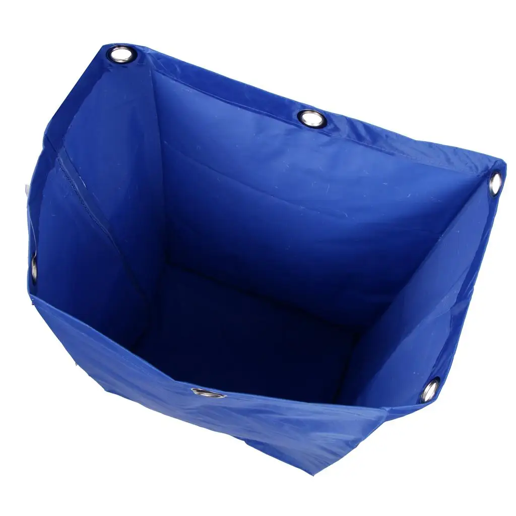 Janitorial Cart Bag 40x28x69cm Housekeeping Cleaning Tool Cloth Case Blue