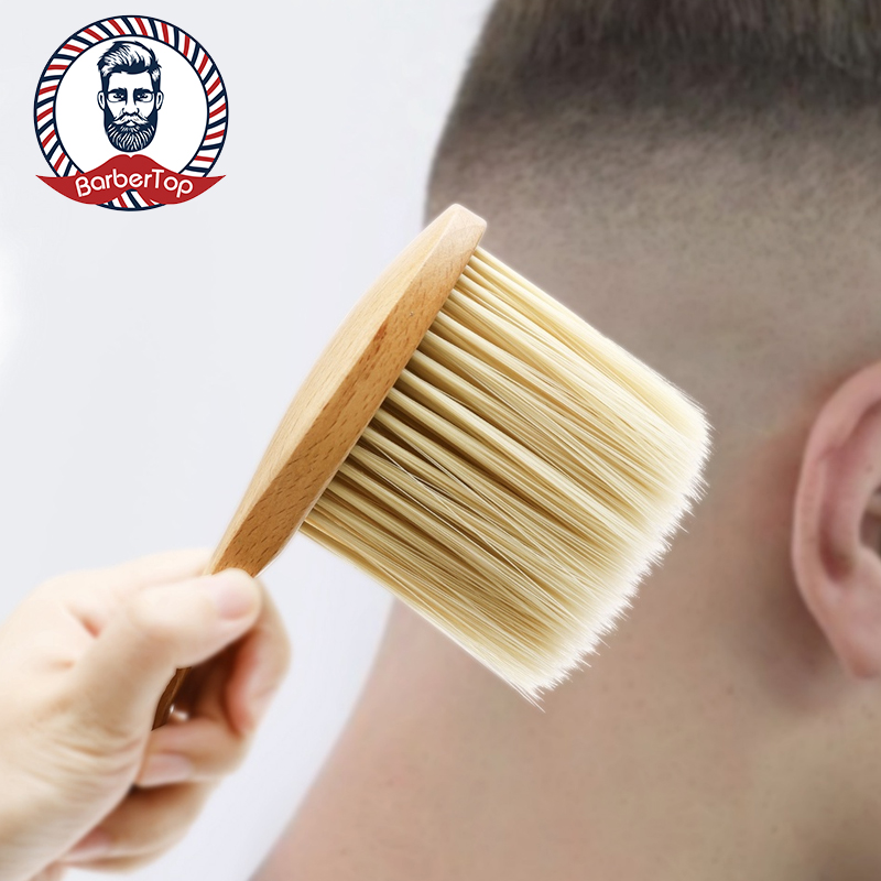 Best of Neck Face Long Horse Hair Brush Barber Hand Held Clean Broken Haircut Brush Beard Salon Cutting Hairdressing Styling Tools Reviews & Tips