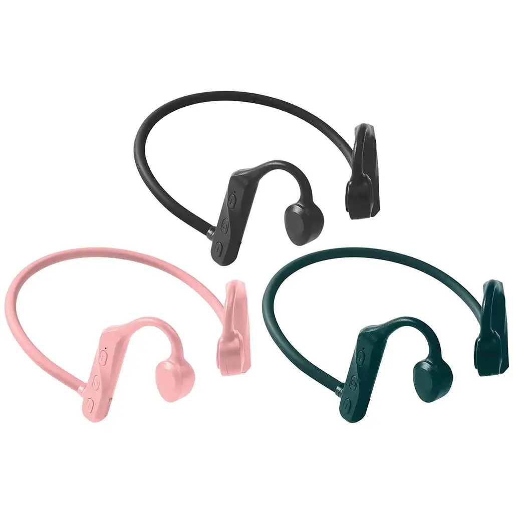 Bluetooth 5.0 Bone Conduction Headphones Open Ear Ear Hook Earphones for Gym Driving