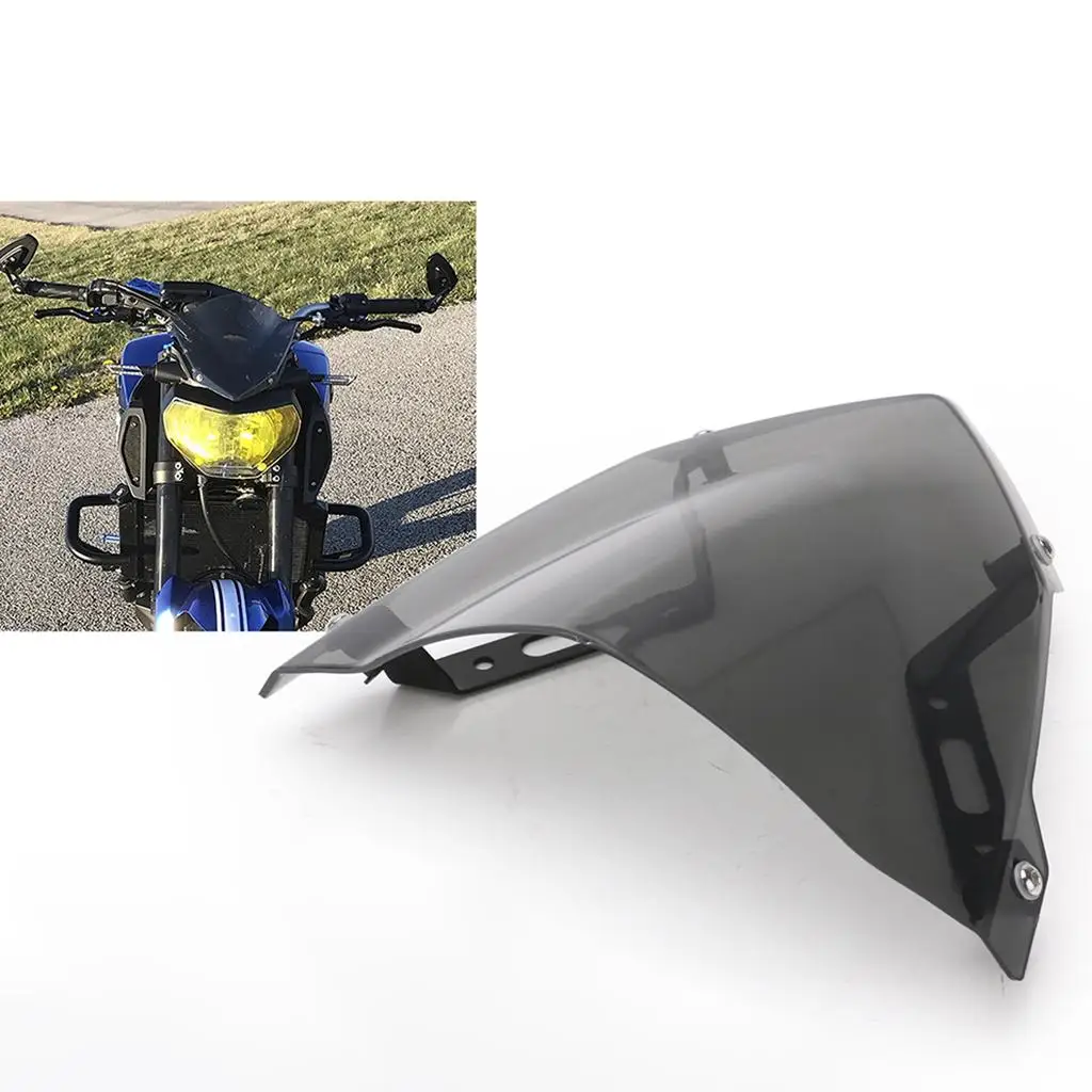 Reinforced ABS Motorcycle Windshield Windscreen Deflector for MT-07 FZ-07 MT-09 FZ07MT0914