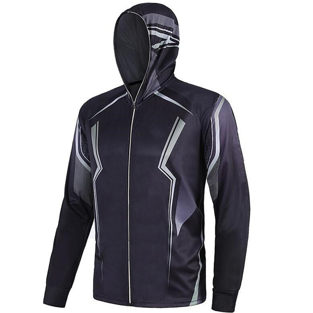 Description Picture 5 of itemQuick Drying Sun Protection Fishing Shirts  2 Anti-UV Lightweight Fishing Jerseys  Hoodies For Men