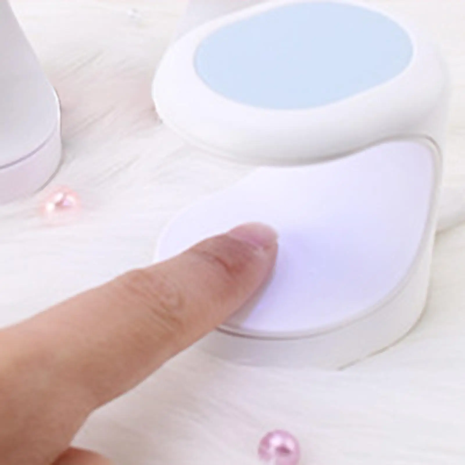 Mini Nail Dryer Lamp Single Finger USB Charging 3 LEDs UV LED Lamp for Gel Polish