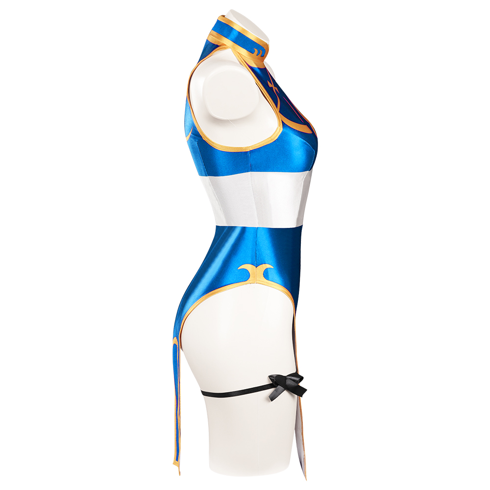 Chun Li Swimsuit Cosplay Costume 