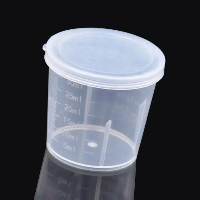 2 unidades Cocina Transparente Laboratorio Plástico Vaso Volumétrico Vaso  Medidor Z TS