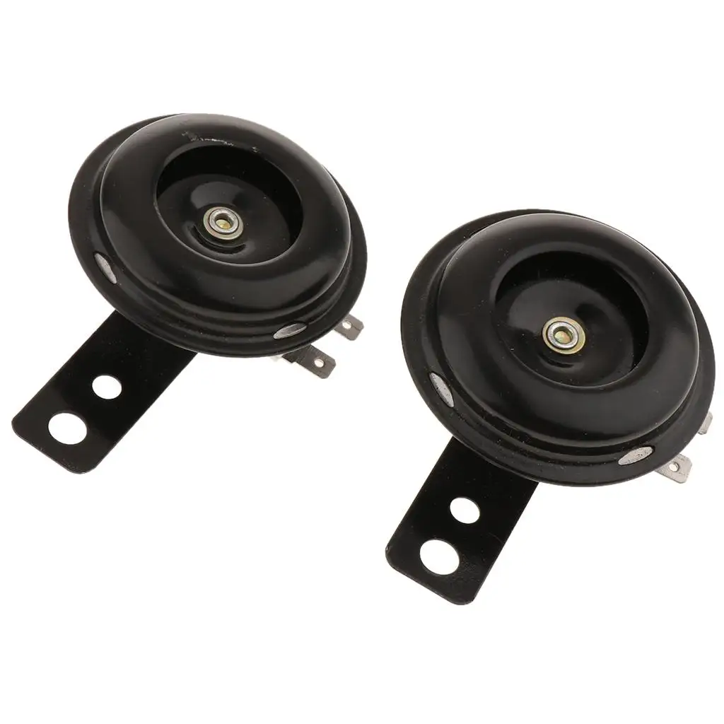 12V  Black Super Loud Compact Electric Blast  Horn for Car Truck SUV
