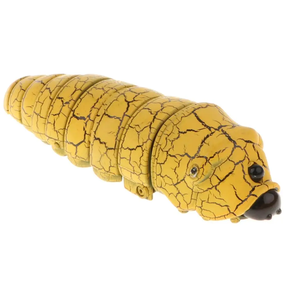 Infrared Remote Control Caterpillar Simulation Bug RC Toy Joke