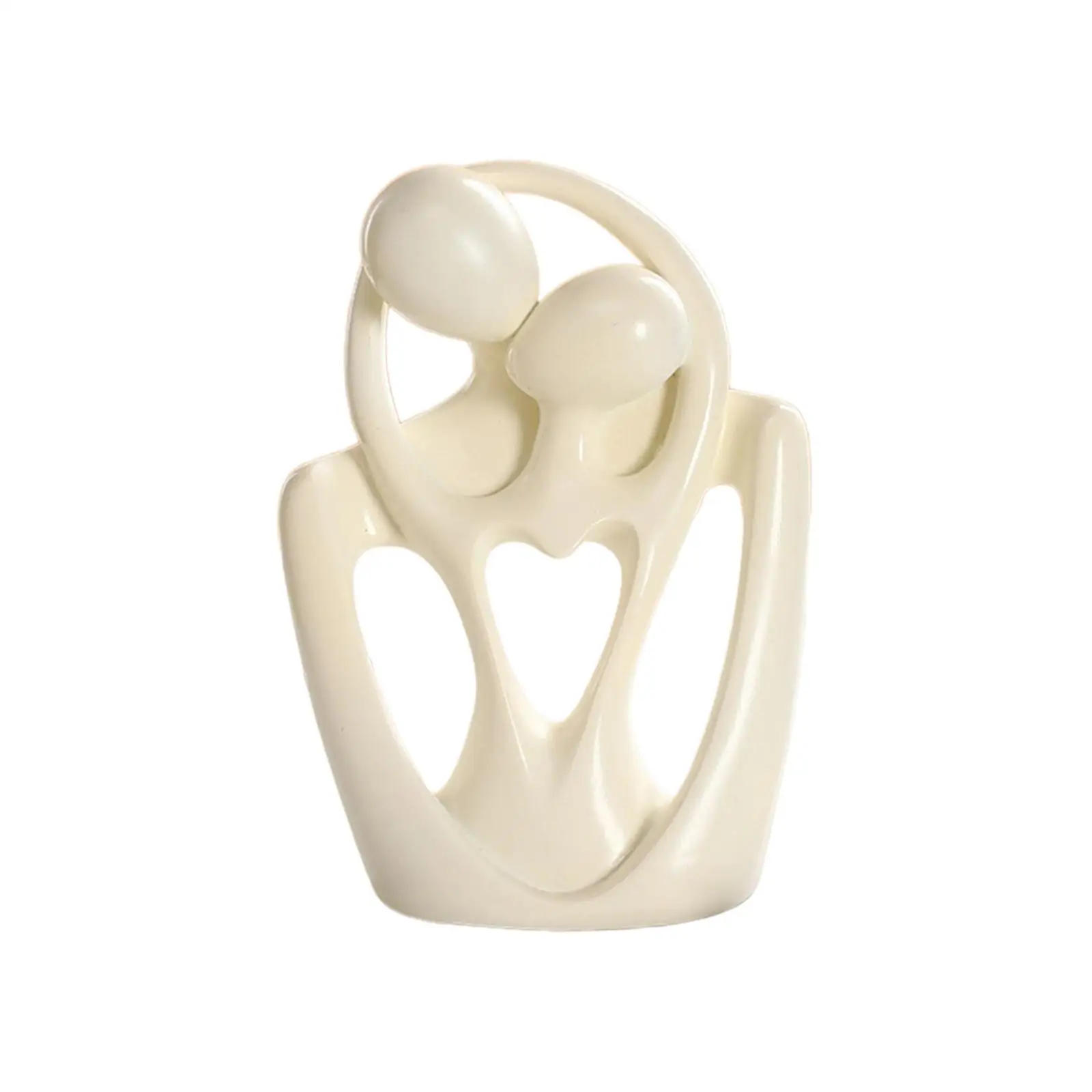 Couple Statue Abstract Figurine Couple Sculpture Nordic Style Abstract Sculpture for Shelf Living Room Cafe Home Decoration
