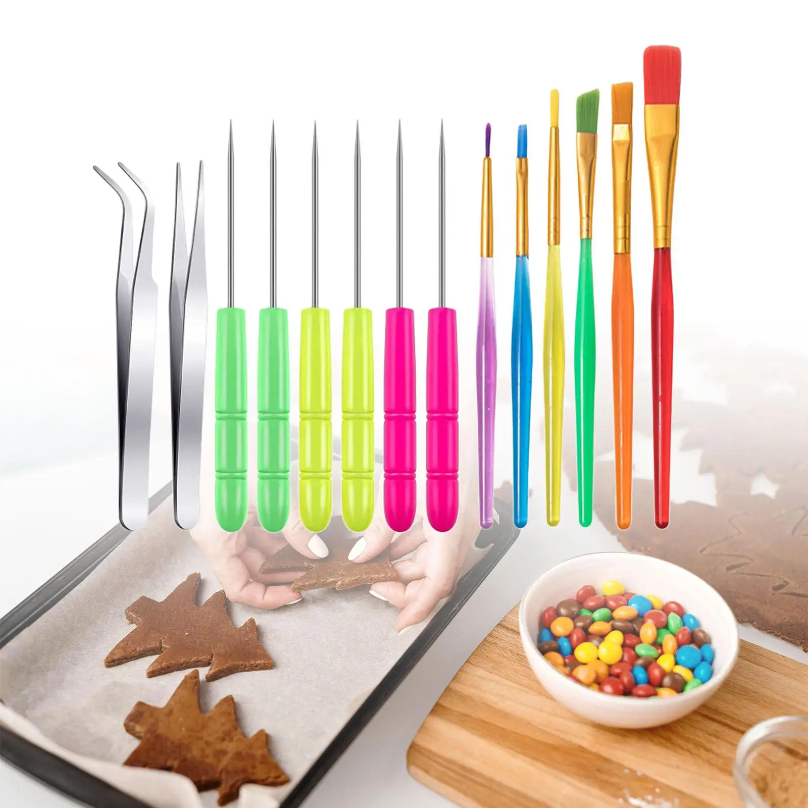 14x Cake Decorating Tools Cookie Cake Decoration Decoration for Dessert Shop