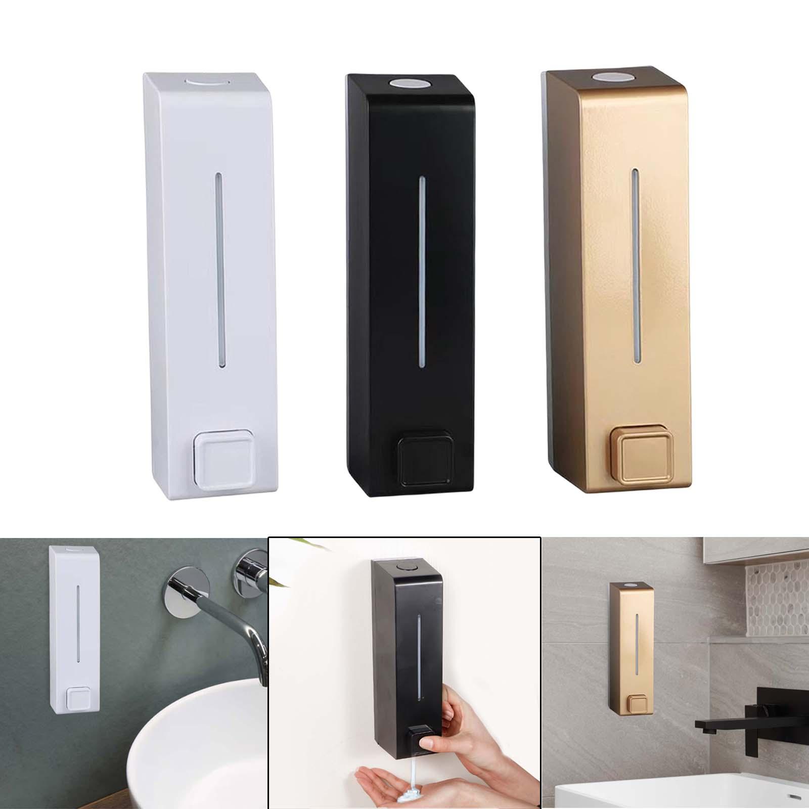 Hand Soap Dispenser Wall Mounted Plastic Hand Soap Shampoo Container for