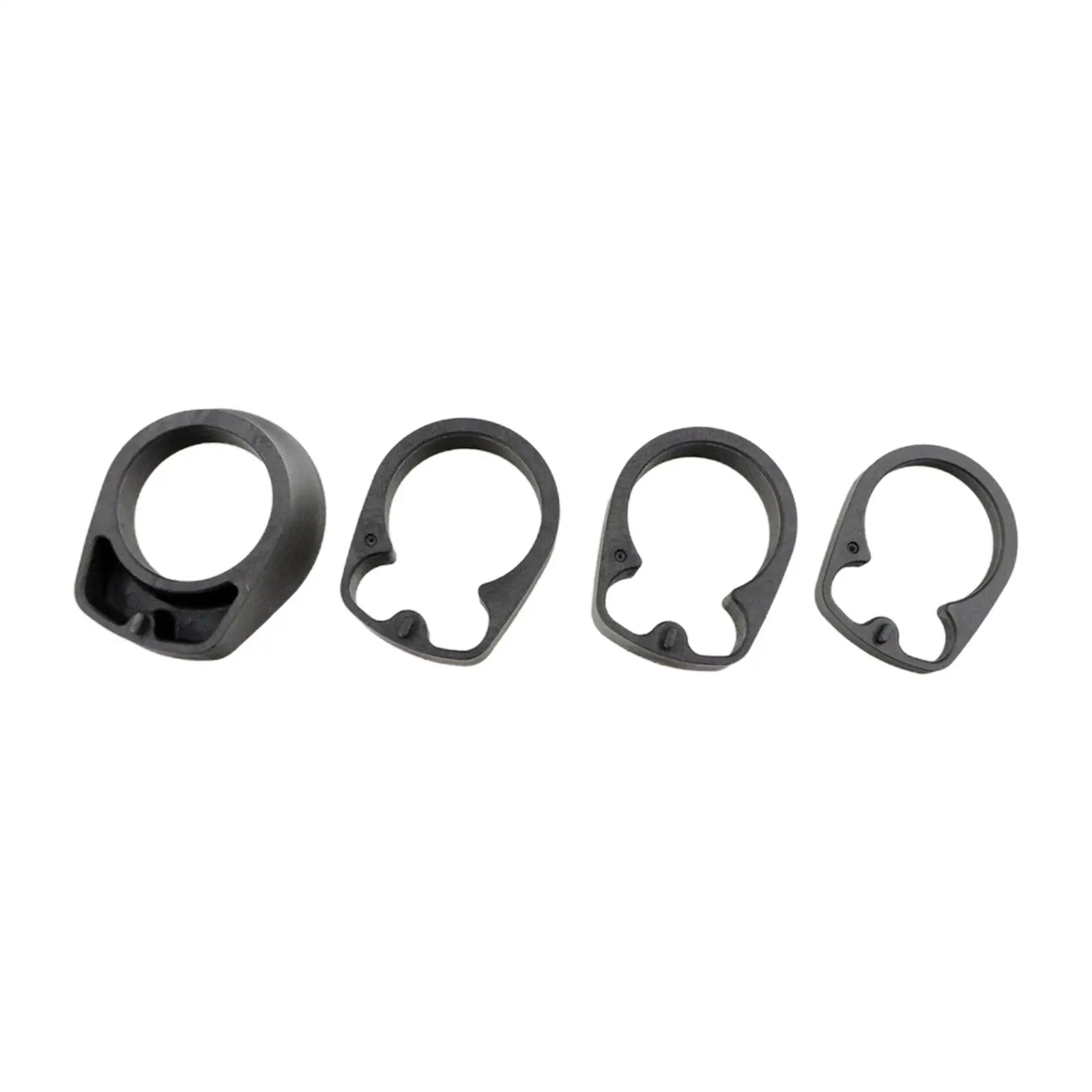 4Pcs Bike Curved Handlebar Spacer Headset Raise up for 28.6mm Front Stem Cycling