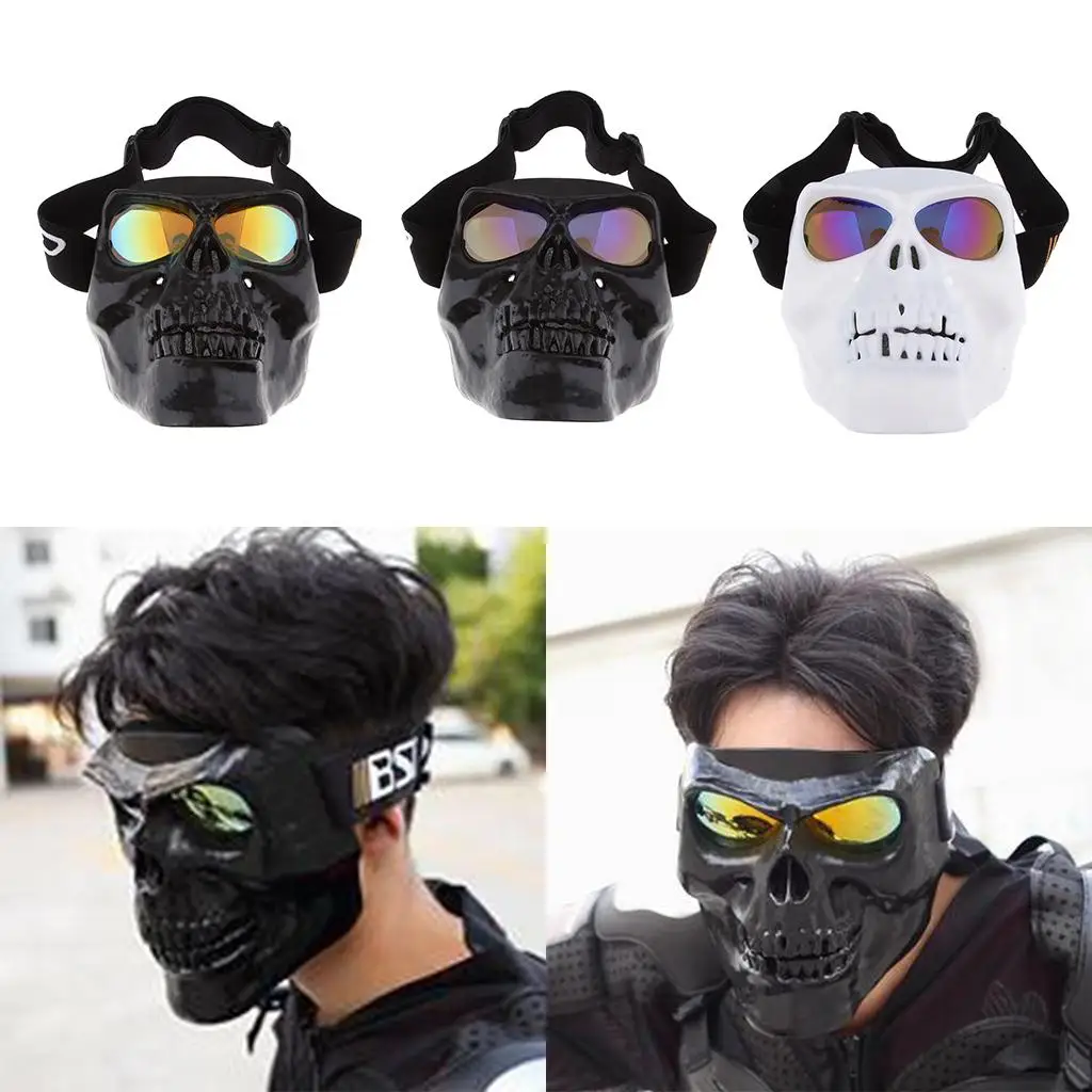 3x Motorbike Goggles   Motocross Skull Windproof Glasses