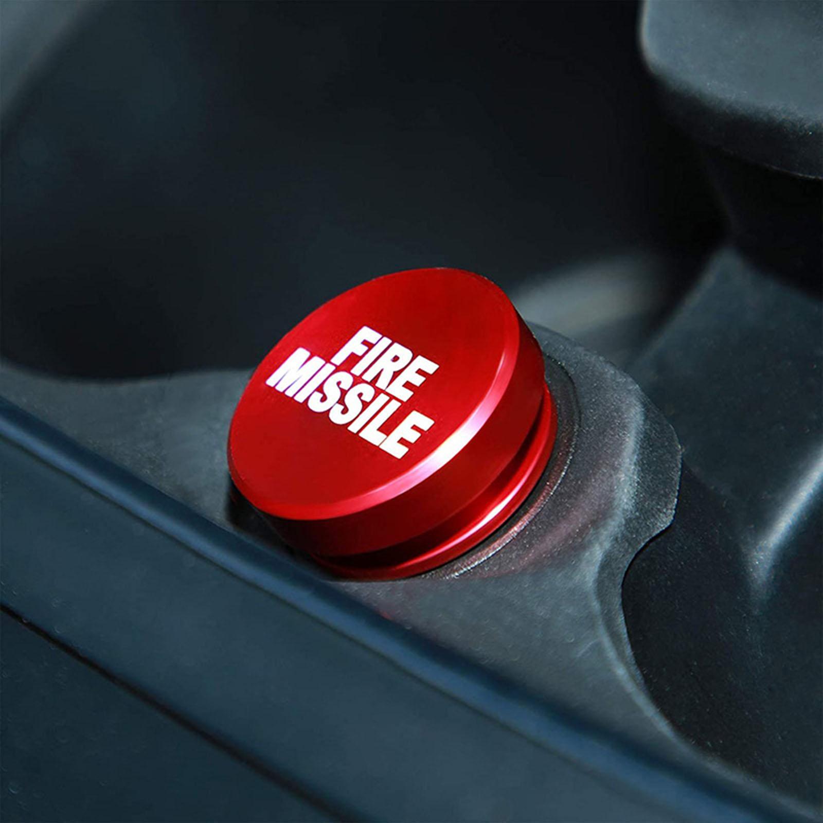 Universal Car Cigarette Lighter Cover Stylish Elegant design Cigarette Lighter cover for Most Automotive Boats Rvs Red