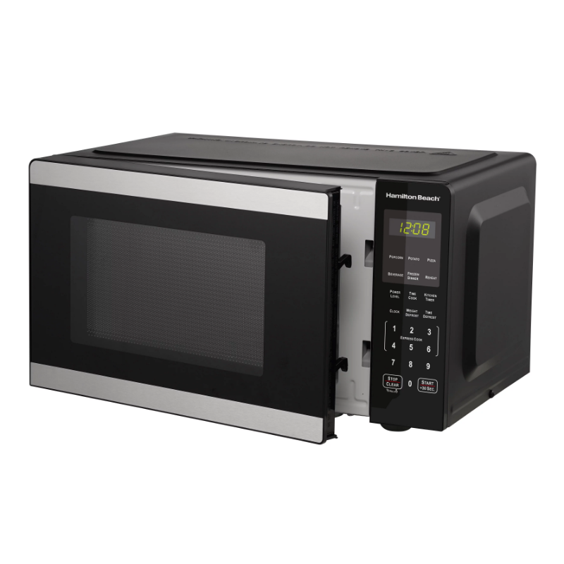 Title 7, 0.9 Cu ft Countertop Microwave Oven, 900 Watts,...