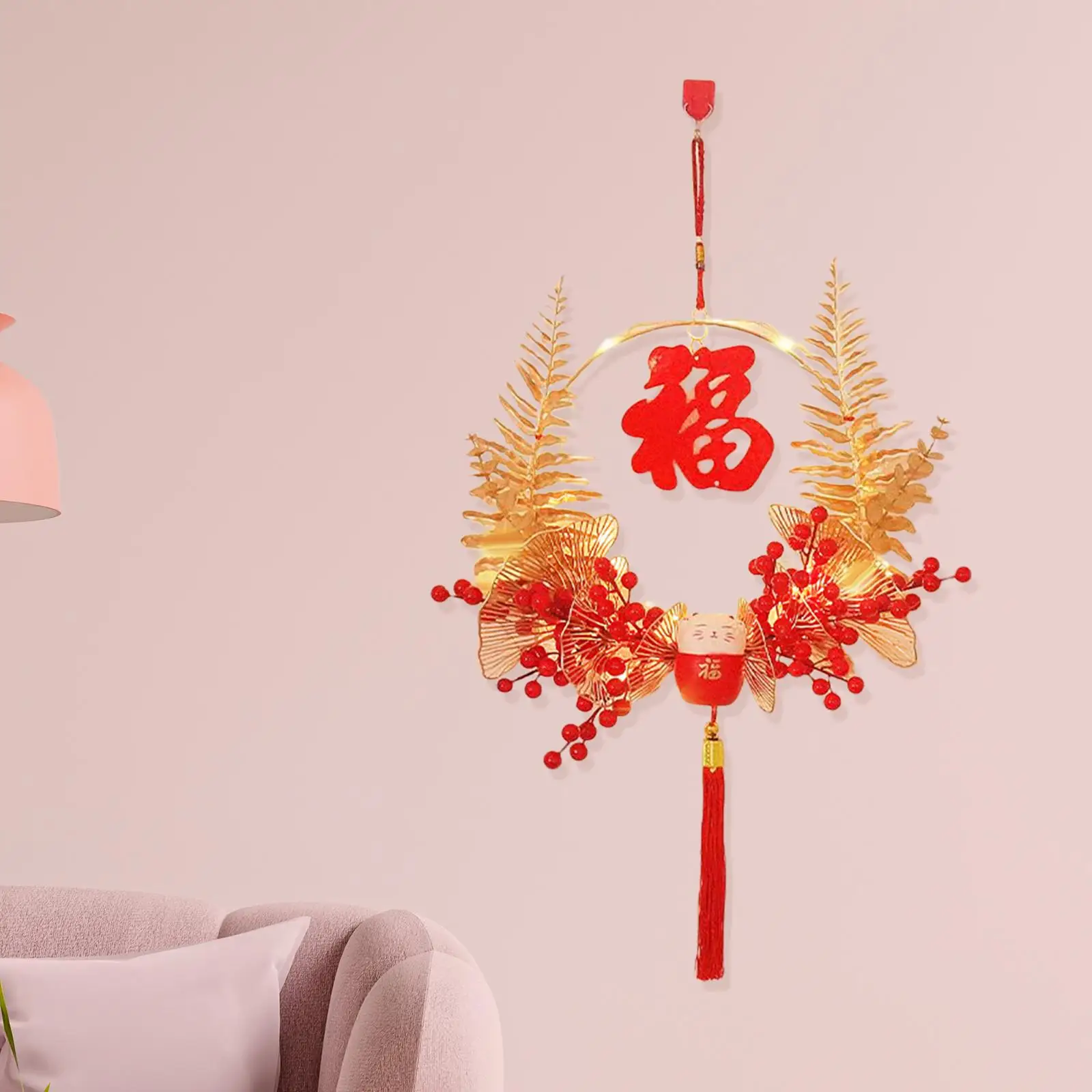 Fu Word Pendant Decoration Chinese New Year Door Hanging Decorations for Spring Festival