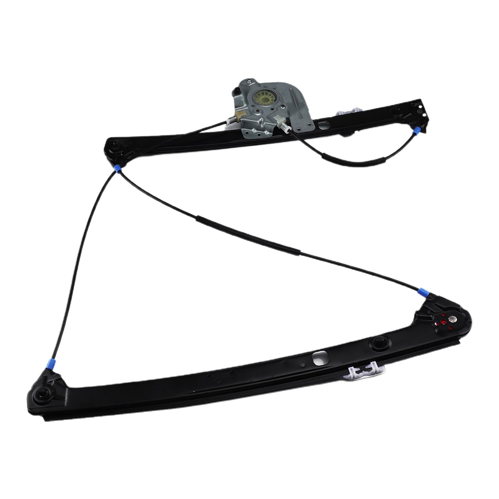 Front Left Window Regulator Replacement Accessories Front Driver Side Easy Installation Spare Parts Metal for BMW x5 E53