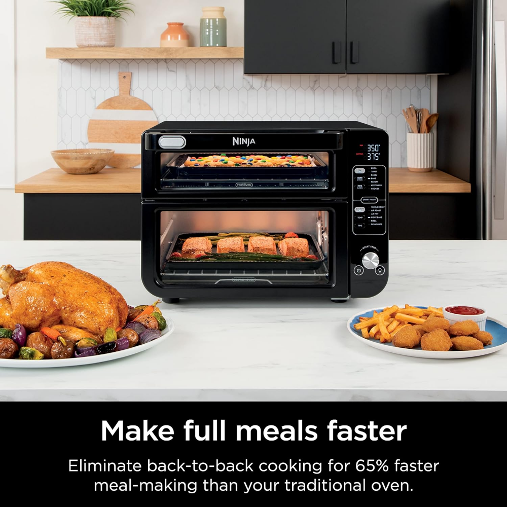 Title 5, NEW Ninja DCT401 12-in-1 Double Oven with FlexD...