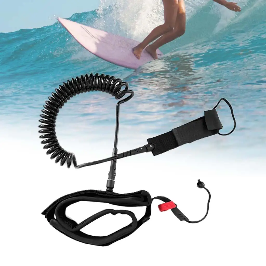 Surfboard Waist Stretch Rope Adjustable Leash Board Hip Harness TPU