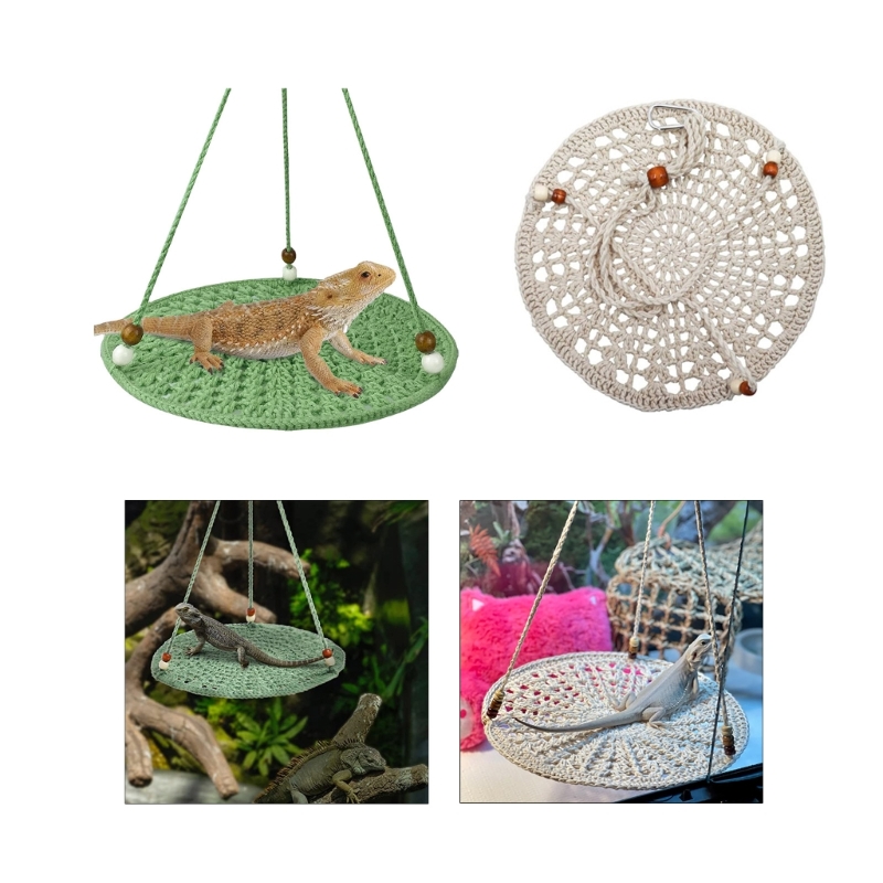 Title 2, Geckos Lizards Hammock Pad Small Pet Toy Summe...