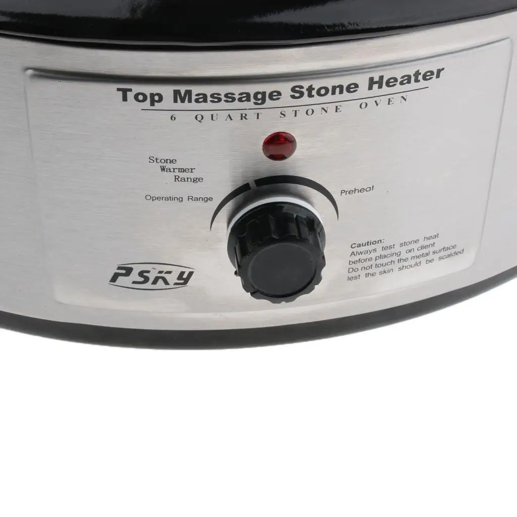 SPA Hot Heating Pot Massage Stone Warmer Heater EU Plug