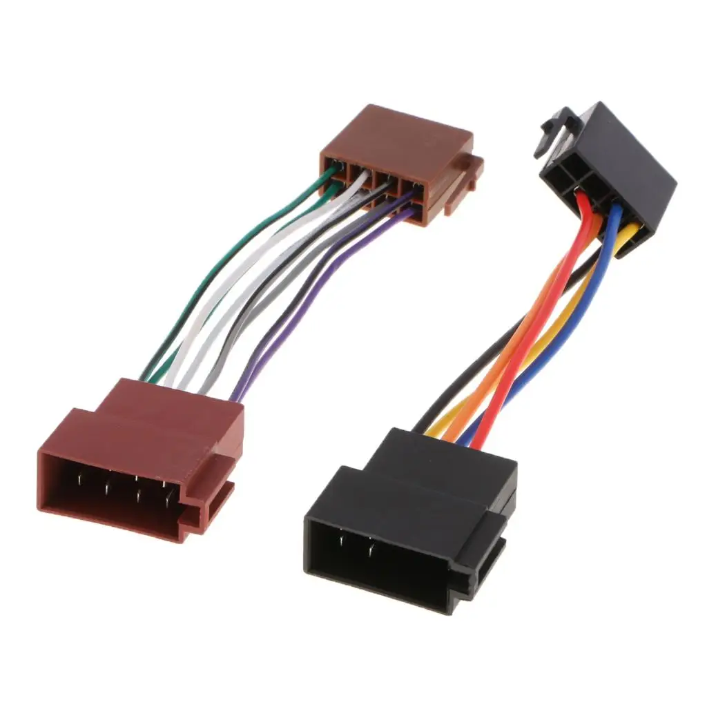 3X 16 Pin   Radio Wiring Harness Adapter Cable Connector for