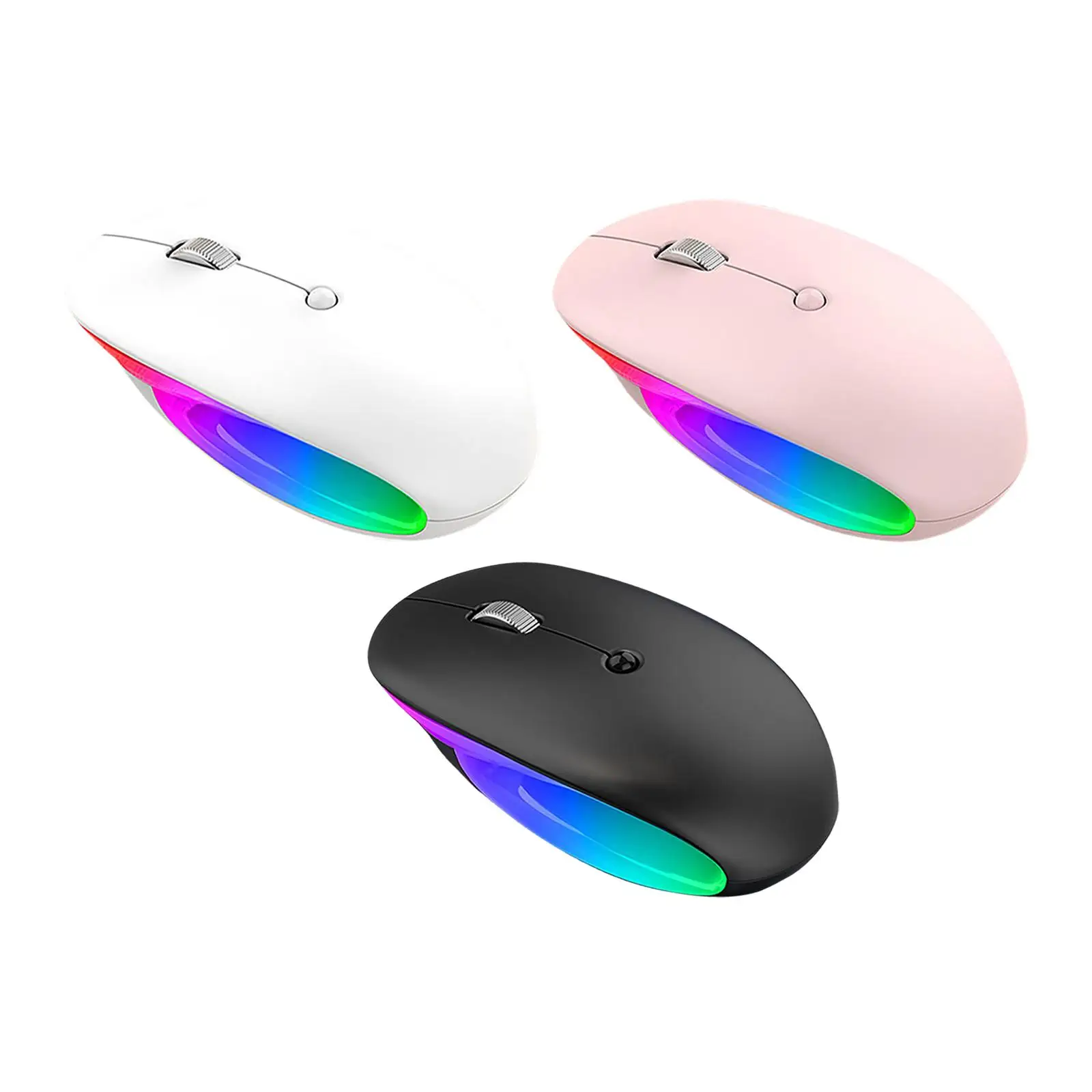 Wireless Bluetooth Mouse BT5.1 2.4GHz with USB Receiver for PC Laptop Auto Sleep